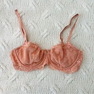 Victoria’s Secret Lace Polka Dot Bra